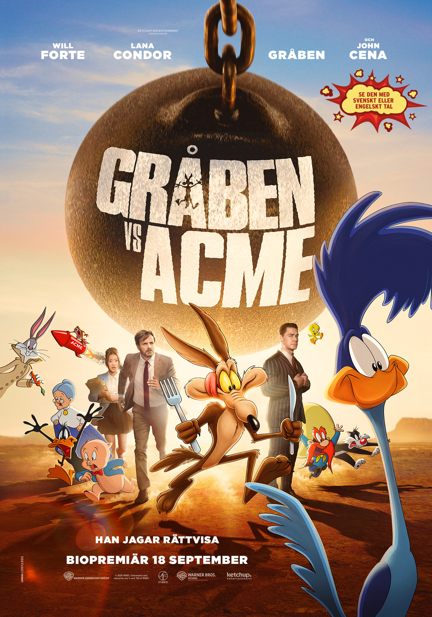 Poster: Gråben vs Acme